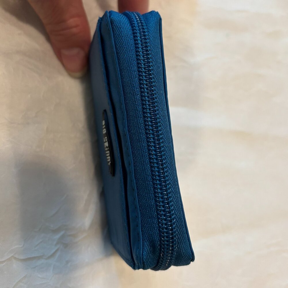 Big Skinny Polka Accordion card case, brand new, in teal blue - Picture 6 of 11